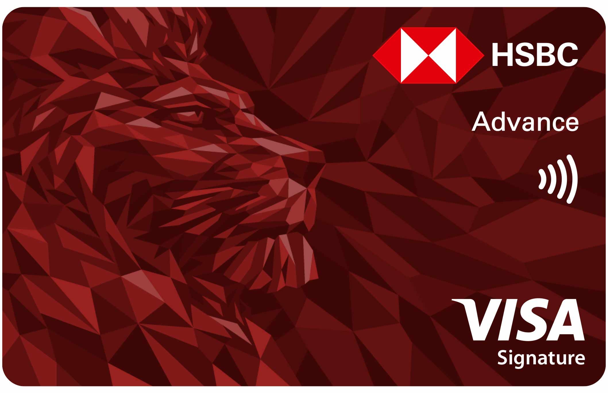 HSBC Advance Credit Card官方示意圖