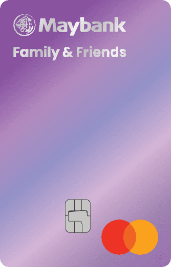 Maybank Family & Friends Card官方示意圖