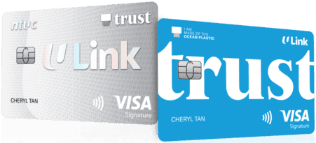 Trust Link / NTUC Link Credit Card官方示意圖