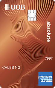 UOB Absolute Cashback Card官方示意圖