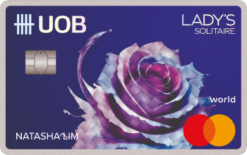 UOB Lady's Solitaire Card官方示意圖
