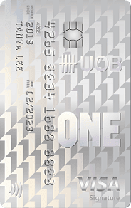 UOB One Card官方示意圖