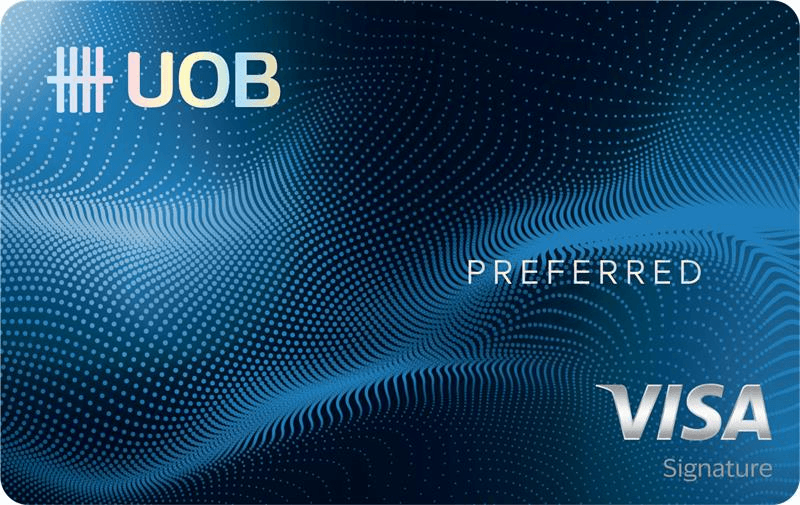 UOB Preferred Visa Card官方示意圖
